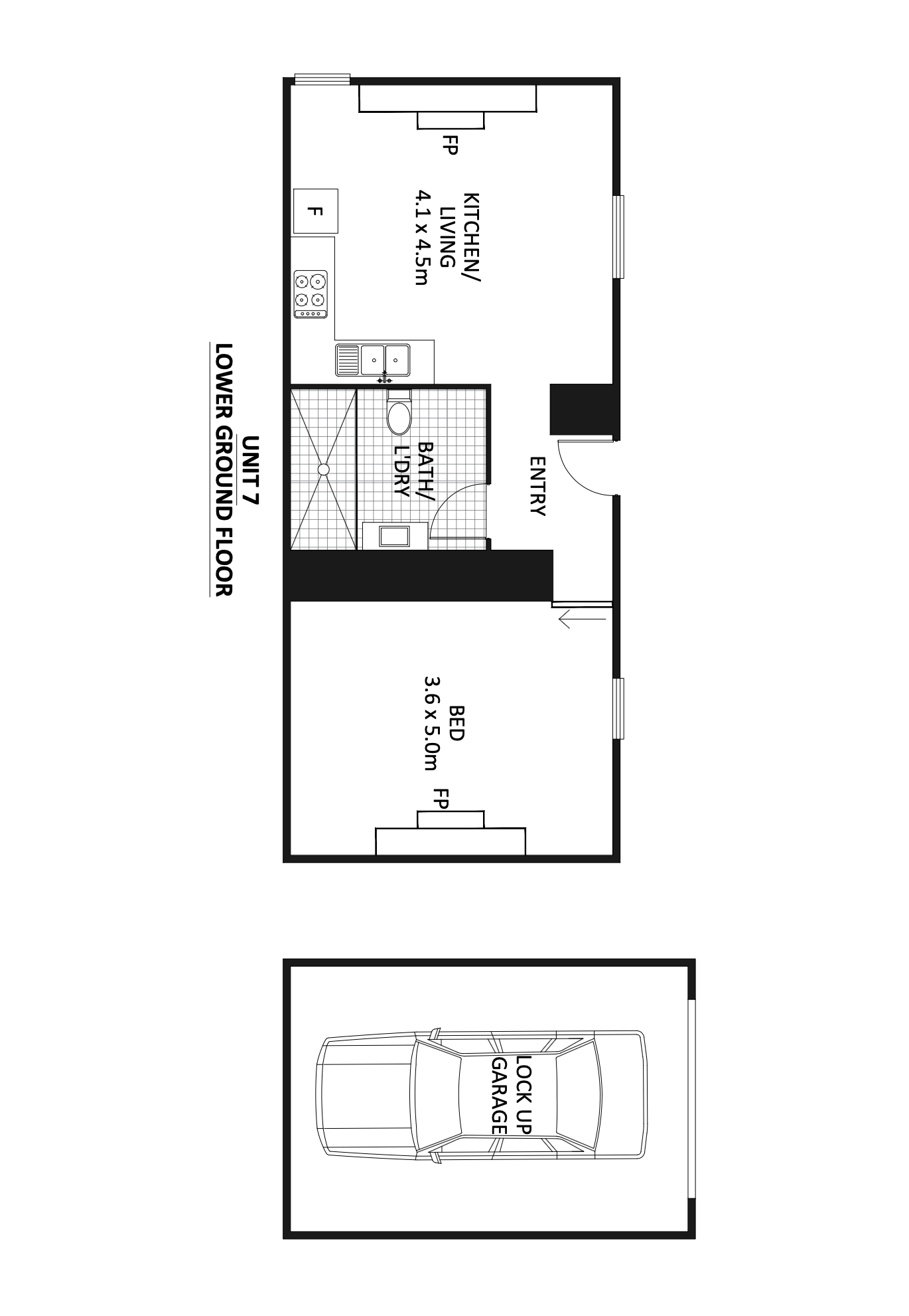 Unit 7 with Lockup Garage