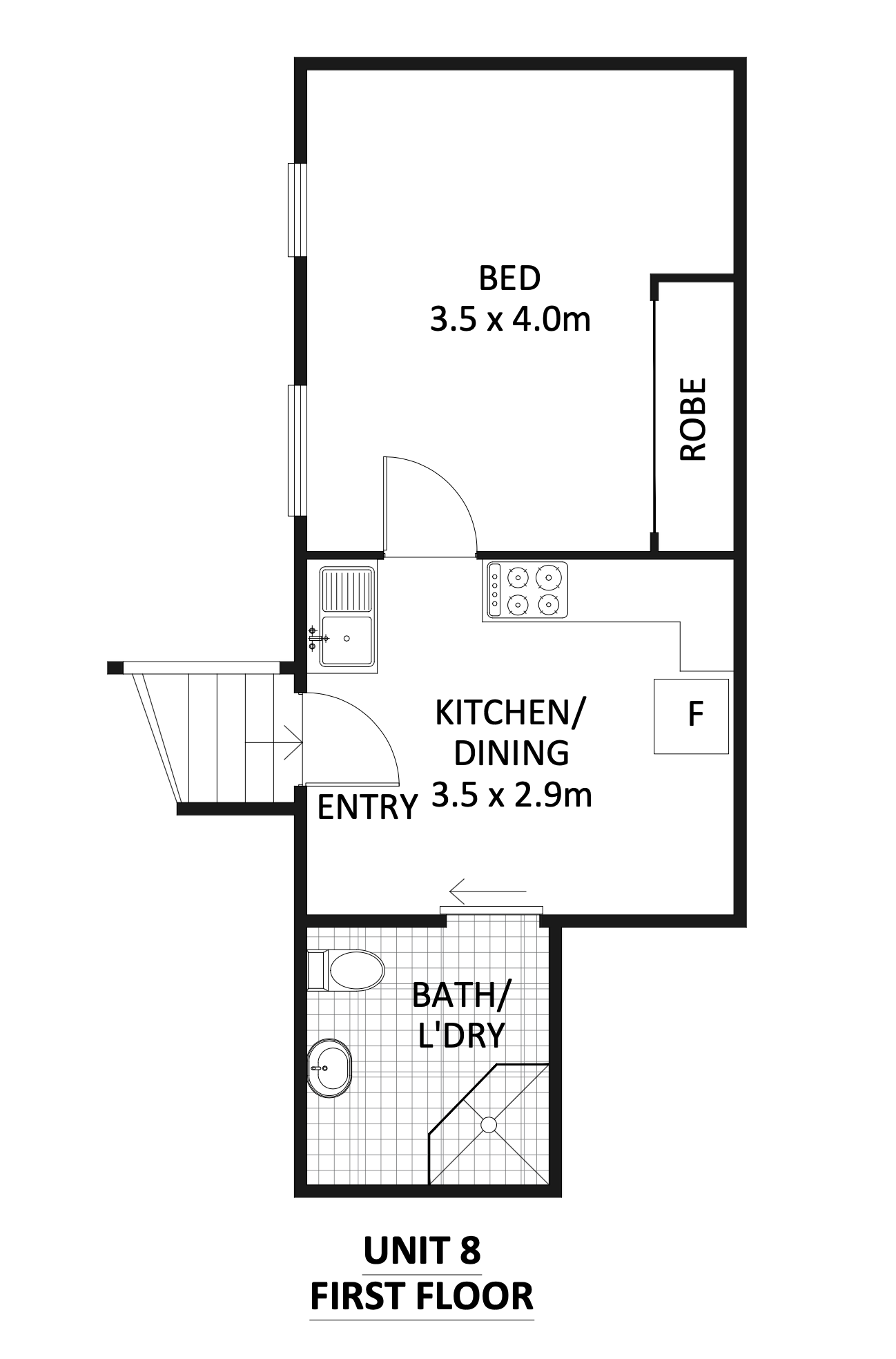 Unit 8 Floor Plan